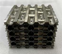 compression test specimen of lattice porous metal